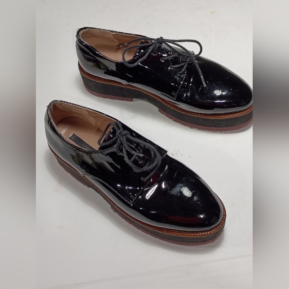 Kensie Elegant Black Patent Leather, Women's Loafers Size 8M - Picture 1 of 8